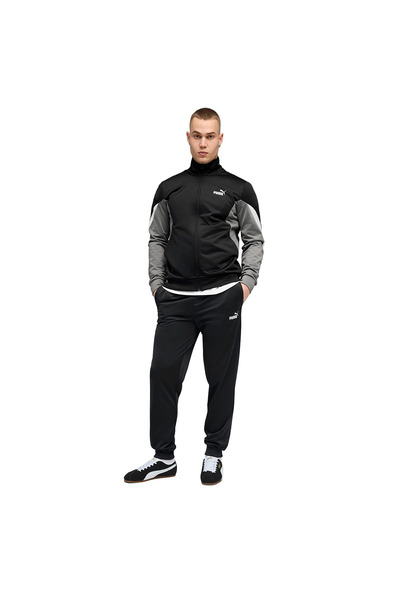 Puma Essentials Block Poly Erkek Siyah Günlük Stil Eşofman Takımı 69176701
