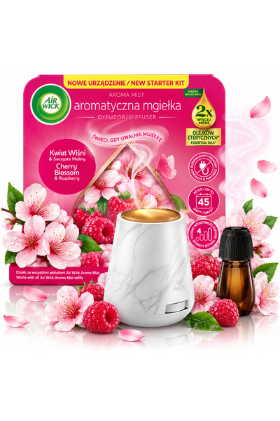 Air Wick Odorizant de cameră, Difuzor Aroma Mist Cherry Blossom & Raspberry, ...