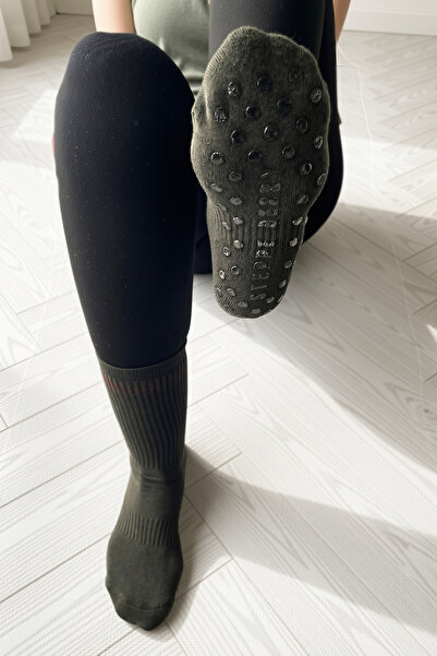 STEPPE BERRY Cotton Non-Slip Sole Towel Yoga and Pilates Socks