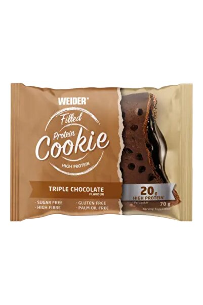 Weider Nutrition Μπισκότο Πρωτεΐνης (10 x 70 γρ) Τριπλή Σοκολάτα