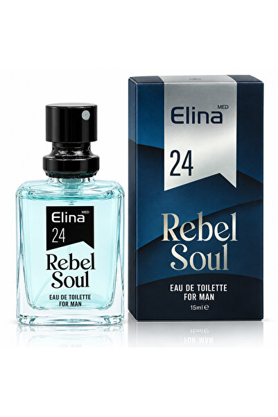 Elina Med Apă de toaletă pentru bărbați, Parfum bărbătesc 24 Rebel Soul, EDT,...