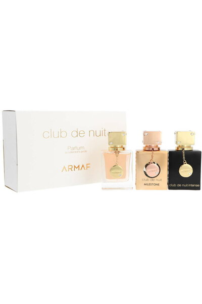 Armaf Set Club De Nuit Black, EDP 3x30 ml pentru Femei + Milestone + Intense ...