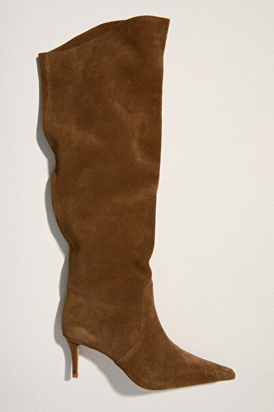 H&M Knee-high suede boots