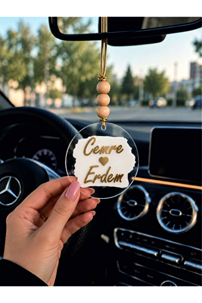 E&F DESİGN Kişiye Özel Dikiz Aynası Pleksi Araba Süsü