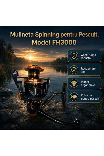 FOXMAG24 Μηχανισμός ψαρέματος spinning, Μοντέλο FH3000