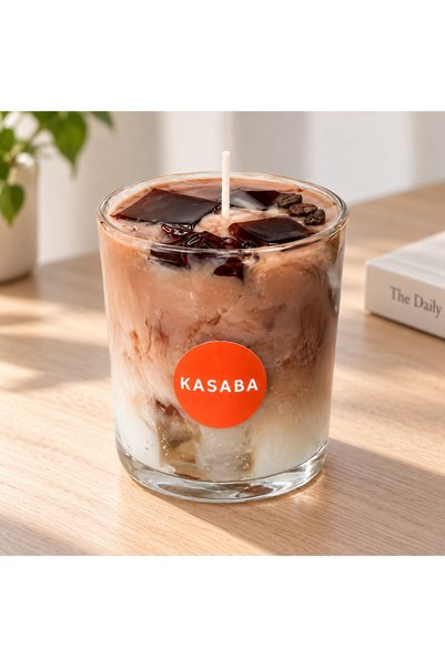 Kahve & Çikolata Dekoratif Bardak Mum