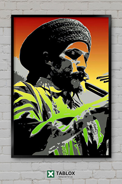 tablomaxtbx Augustus Pablo Reggae Dub Jamajka Muzika Vintage Okvir Izgled Dek...