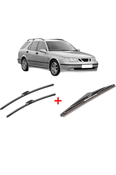 Bosch Set of 3 wipers SAAB 9-5 Estate (YS3E) 1998 - 2009, for windshield and ...
