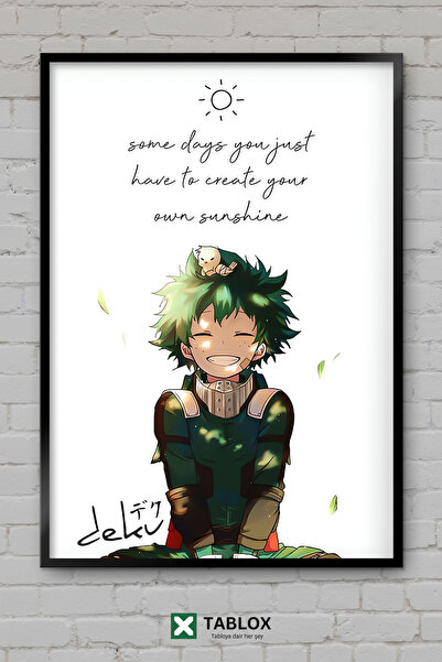 tablomaxtbx My Hero Academia Deku Anime Manga Lik Scena Okvir Izgled Dekorati...