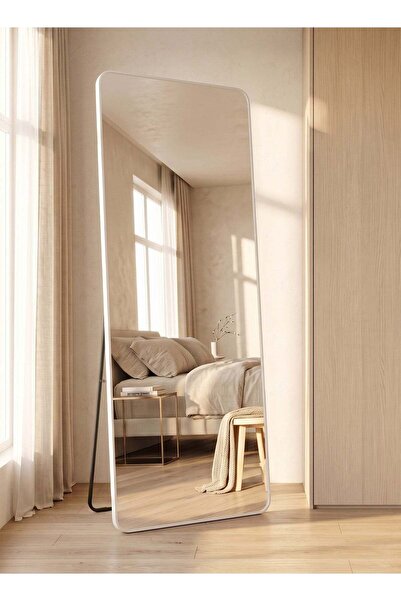 Taimi Large Mirror With Elegant Design 155x45cm-full Length Mirror With White...