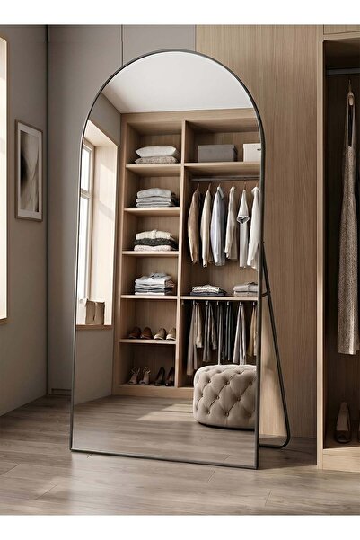 Taimi Elegant Design Large Mirror 170x70cm - Full Length Mirror With Black Me...