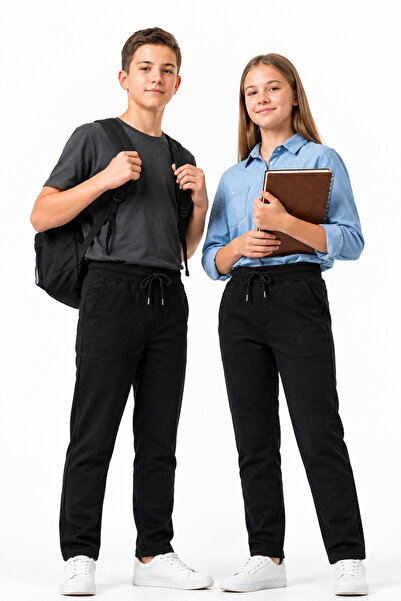 Luniya PANTALONI DE ȘCOALĂ PENTRU BĂIEȚI ȘI FĂȚIȚE 1 BUCĂȚĂ ȚESĂTURĂ COMPACTĂ...
