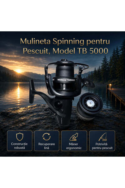 FOXMAG24 Μηχανισμός ψαρέματος spinning, Μοντέλο TB 5000