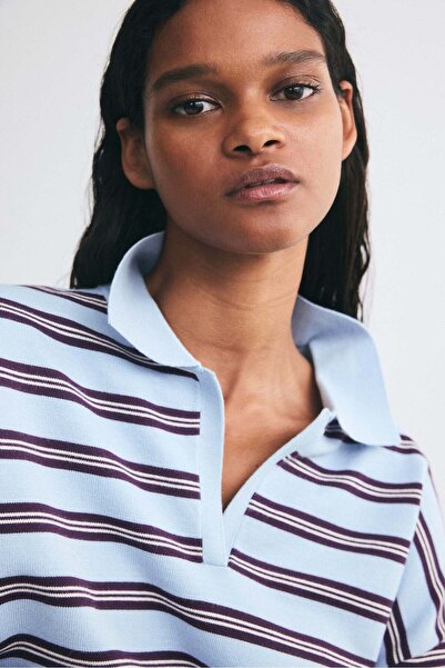 H&M Fine-knit polo shirt
