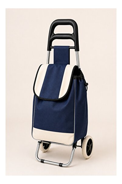 Generic Shopping Trolley Bag with Wheels Retractable Pull Handle Storage Bag ...