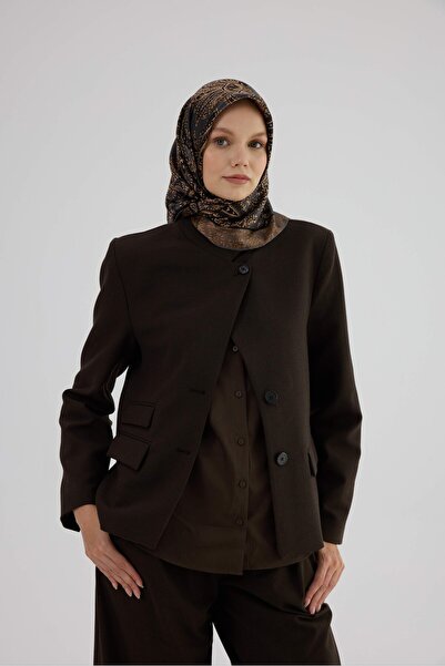 İpekhan Sura Silk Scarf 53006 Black Anthracite