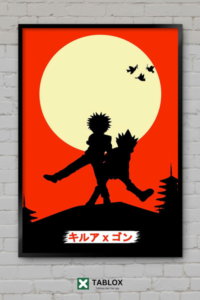tablomaxtbx Anime Hunter Hunter X Manga Ιαπωνικό διακοσμητικό τραπέζι MDF με ...