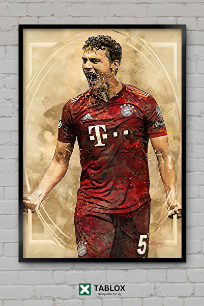 tablomaxtbx Benjamin Pavard, fudbaler, poster, umetnička slika u okviru, deko...