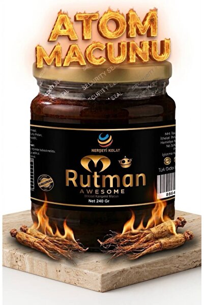 Herşeyi Kolay Orijinal Rutman Ginsengli Macun 240gr Bitkisel Kırmızı Ginseng ...