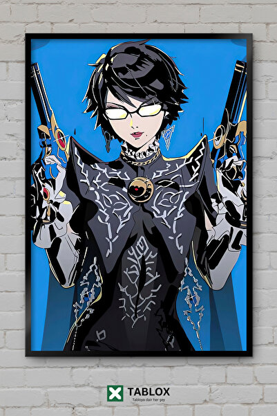 tablomaxtbx Bayonetta Game Action Witch Witch Video Game Frame View Decorativ...