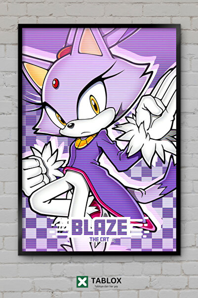 tablomaxtbx Blaze Alev Flame Fire Art Poster Minimalist Frame Look Decorative...