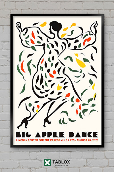 tablomaxtbx Big Dance New York Dance Poster Art City View Διακοσμητικός πίνακ...