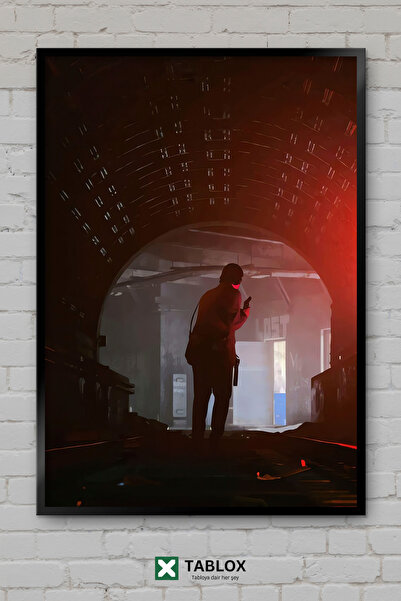 tablomaxtbx Alan Wake Game Horror Horror Character Art Frame View Decorative ...