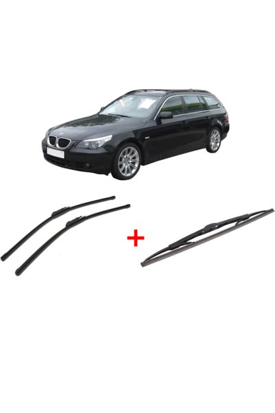 Bosch Set of 3 wipers BMW 5 Series Touring (E61) 2004 - 2010, for windshield ...