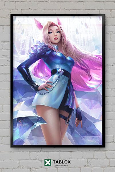 tablomaxtbx Ahri League Of Legends LoL All Out Igra Gaming Kpop Okvir Izgled ...