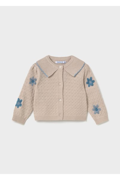 MAYORAL Cardigan tricotat pentru fetițe, crem 2306