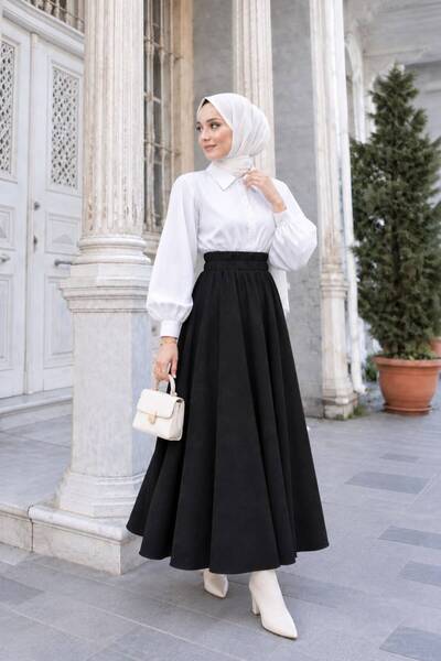 DEMOİSELLE Women's Oysho Fabric Skirt