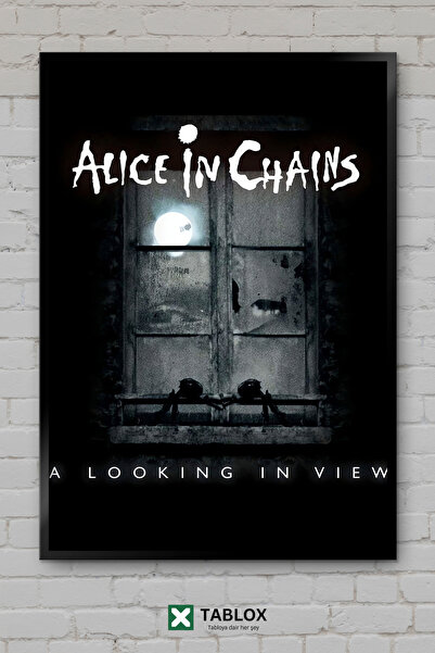 tablomaxtbx Alice In Chains Μουσική ομάδα grunge rock με αφίσα μουσικής, διακ...