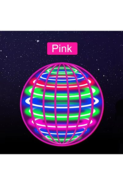 Choice Pink AFlying Ball, Automatic Spinning Ball, LED Dazzling Lights, Float...