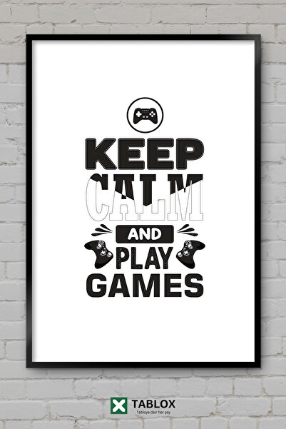 tablomaxtbx Calm Gamers Jucători Tranșanți Poster Minimalist pentru Gaming As...