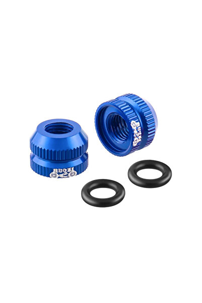 Choice Blue-1Pair 1 Pair Bike Vacuum Tire Presta Valve Nuts & Caps, Safe MTB ...