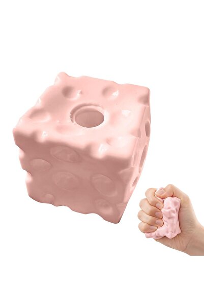 Choice Pink 7cm Soft Cheese Ball Skin Squeeze Toy DIY Tactile Satisfaction Se...