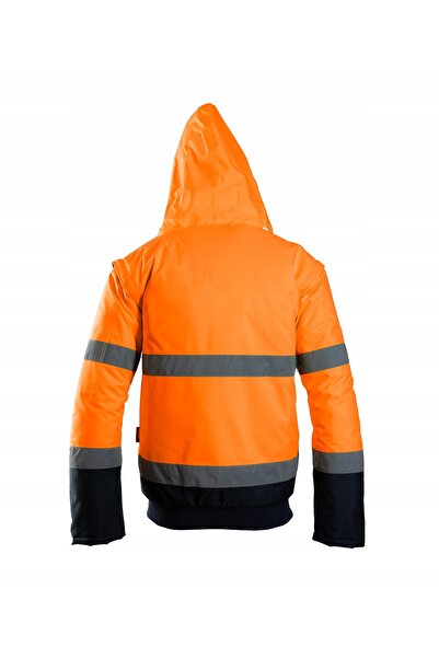 BENEFIT Jachetă de lucru reflectorizantă BOMBER 2în1 portocalie 3XL