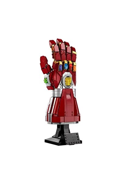 Choice no box 675 PCS-A New MOC 675PCS Red Steel Gloves Puzzle Assembly Home ...