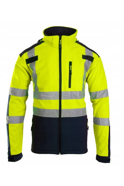 Brixton Jachetă softshell galben reflectorizant BF005 Flash r.XXL