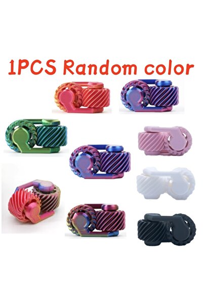 Choice 1PCS Random color 3D Printed Fidget Spinner Fingertip Gear Mini Gyrosc...
