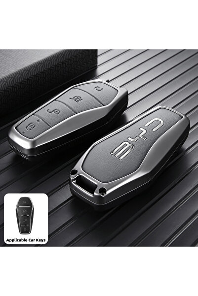 Choice Type-B Gray BYD Yuan Plus Key Case (2026 Model) – Complete Set of Inte...