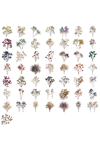 Choice SLP237 50pcs Flower Plant Stickers Hand Tent DIY Stick Labels Scrapboo...