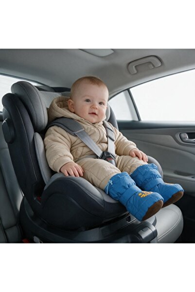 OEM Botoşei impermeabili de iarnă pentru bebe, interior îmblănit, talpă anti-...