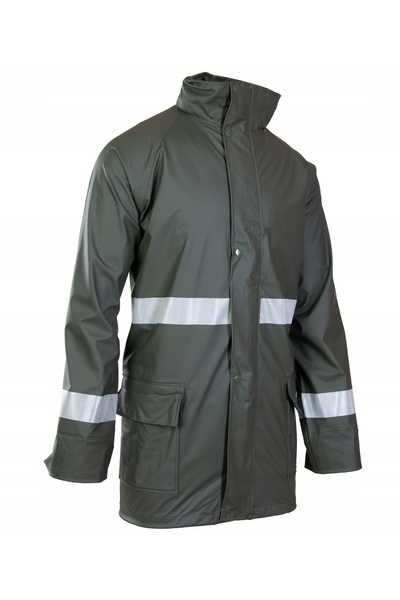 Brixton Pelerină de ploaie PU verde GROSVENOR XL