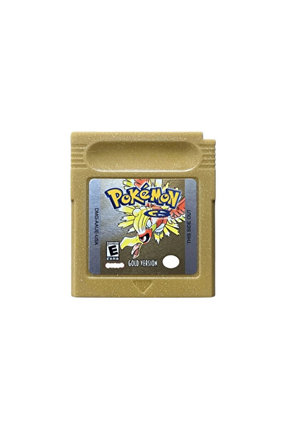BANDAI بطاقة لعبة بوكيمون GBC ذهبية أمريكية الصنع، متوفرة بألوان أحمر، أزرق، ...