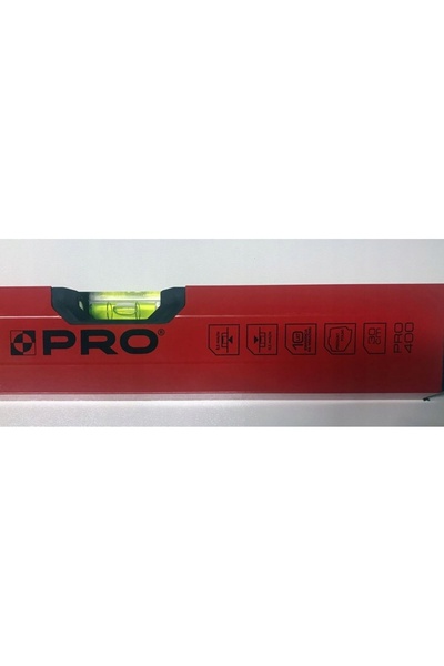 PRO Nivelă din aluminiu roșie PRO400 30cm
