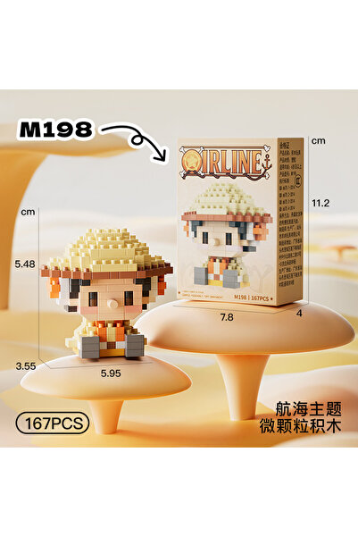 BANDAI 198 جديد ون بيس إله الشمس نيكا لوفي ميكرو أكشن بلوك تشوبر إيس باغي نمو...