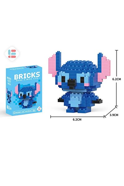 Choice No Box Stitch Cartoon Character Building Blocks Set - LiLo Stitch Winn...
