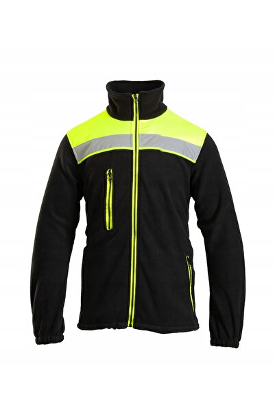 BENEFIT Hanorac de lucru POLAR RIVAL REFLECTIVE HV negru/galben mărimea L