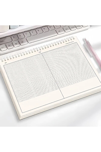 Choice Grids B5 Spiral Multifunctional Notebook Grid/Horizontal Lines Separat...